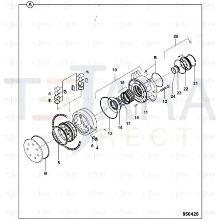 JCB Part No.# 7130/21806, O-RING - JCB Spare Parts