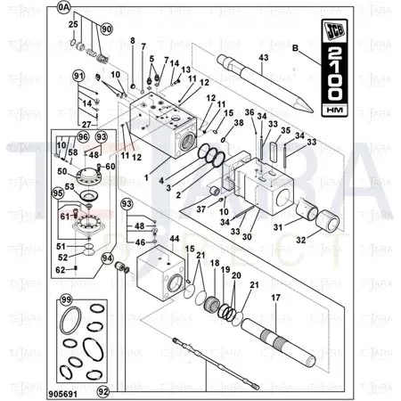 JCB Part No.# 332/C6433, JCB-GREASE NIPPLE - JCB Spare Parts