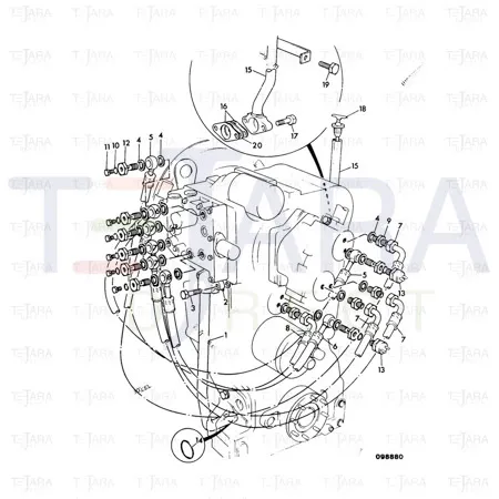 JCB Part No.# 04/800386, O Ring - JCB Spare Parts
