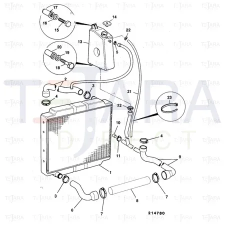 JCB Part No.# 834/00531, HOSE - JCB Spare Parts