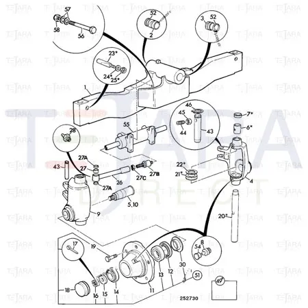 JCB Part No.# 331/14862, SS.P.N333/Y4067 M/Cd TRACKROD LINK - JCB Spare Parts