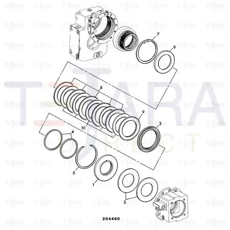 JCB Part No.# 10/907388, DISC-CLUTCH - JCB Spare Parts