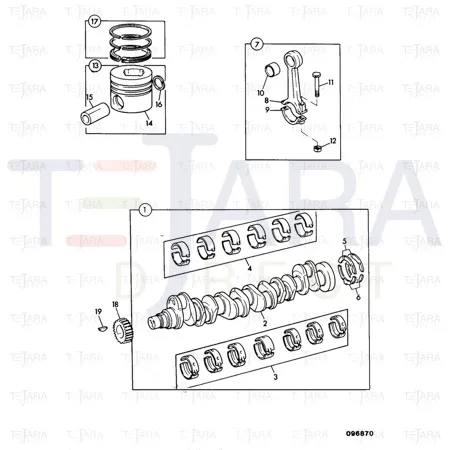 JCB Part No.# 02/101440, CON-ROD ASSY - JCB Spare Parts
