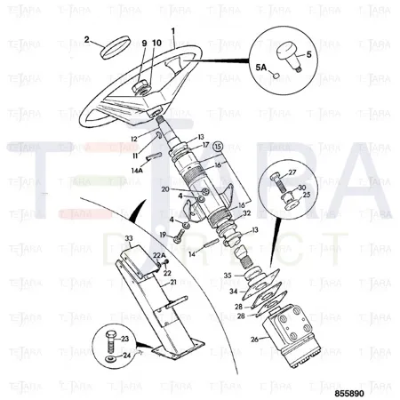 JCB Part No.# 192/00189, SHAFT - JCB Spare Parts