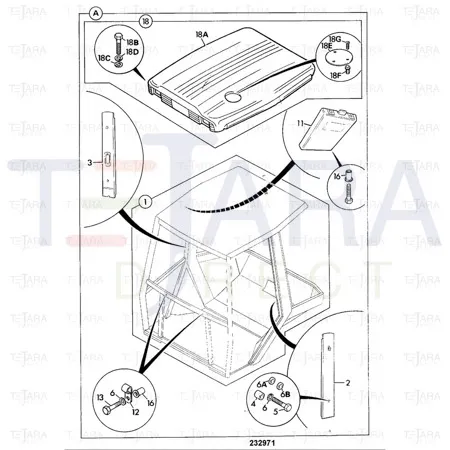 JCB Part No.# 142/00670, SPACER - JCB Spare Parts
