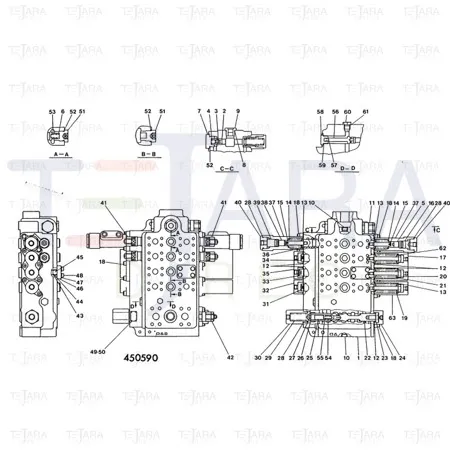 JCB Part No.# LSC0064, SEAT SPRING - JCB Spare Parts