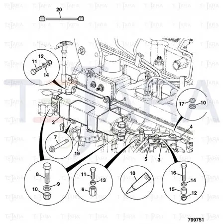 JCB Part No.# 331/51416, EXTENSION LEVER - JCB Spare Parts