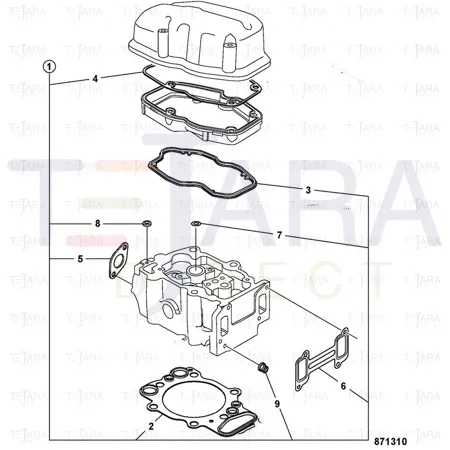 JCB Part No.# SC0550469, Kit-Gasket - JCB Spare Parts