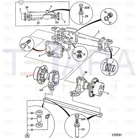 JCB Part No.# 917/50200, NEEDLE ROLLER BRG NK45/30 - JCB Spare Parts