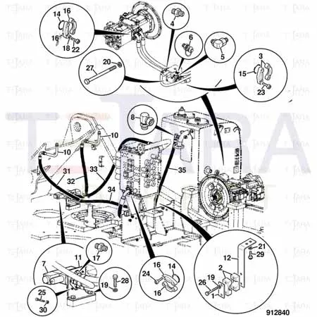 JCB Part No.# JTJ0028, HSP FITTING - JCB Spare Parts