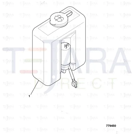 JCB Part No.# 647/02025, PVC TUBE 5m - JCB Spare Parts