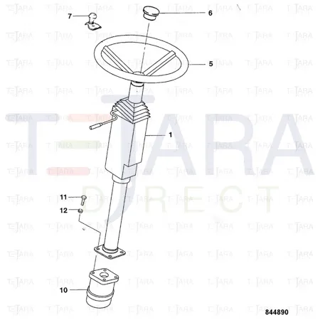 JCB Part No.# 7242/41600, Column Steering - JCB Spare Parts