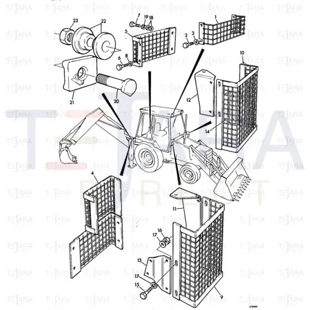 JCB Part No.# 826/00820, NUT - JCB Spare Parts