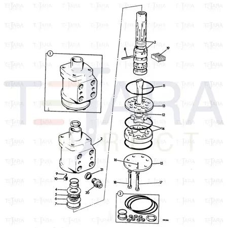 JCB Part No.# 35/408700, Valve steering - JCB Spare Parts