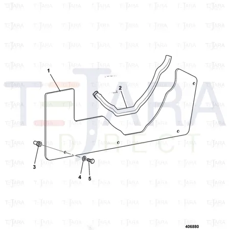JCB Part No.# 926/19722, EDGE SEAL 1000MM LONG - JCB Spare Parts