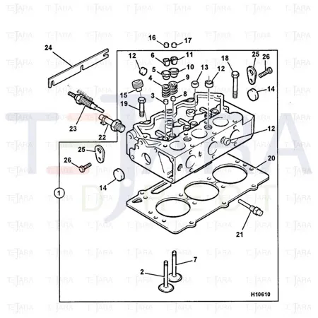 JCB Part No.# 02/630147, SEAL - JCB Spare Parts