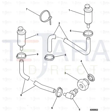 JCB Part No.# 32/925764, Breather - JCB Spare Parts