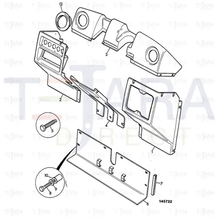JCB Part No.# 123/02928, COVER - JCB Spare Parts