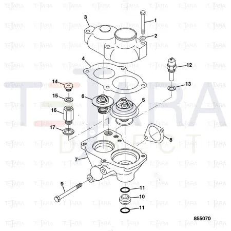 JCB Part No.# 02/950244, Washer sealing - JCB Spare Parts