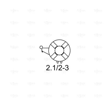 DIE HEAD SET 2.1/2" - 3" WITHOUT DIES FOR ROSCAMATIC 80-3 - EGA Master