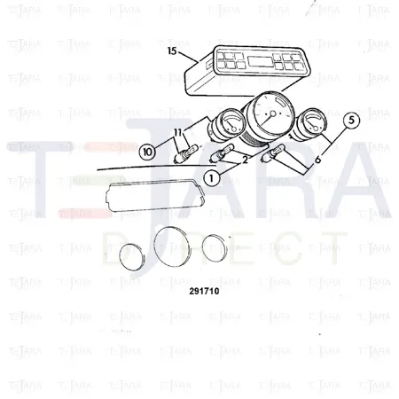 JCB Part No.# 720/10057, SIDE LIGHT BULB - JCB Spare Parts
