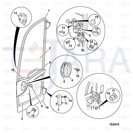 JCB Part No.# 823/10410, M12 BLK WASHER - JCB Spare Parts
