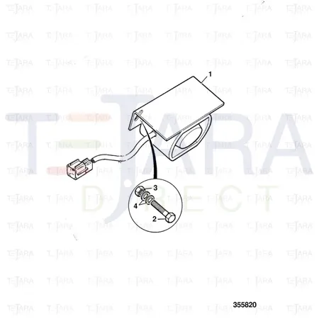 JCB Part No.# 717/14800, ALARM REVERSE 112 - JCB Spare Parts