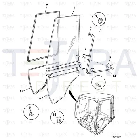 JCB Part No.# 123/06916, CAP - JCB Spare Parts