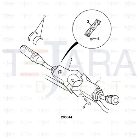 JCB Part No.# 04/801301, SWITCH, COLUMN - JCB Spare Parts
