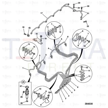 JCB Part No.# 02/910245, VALVE - JCB Spare Parts