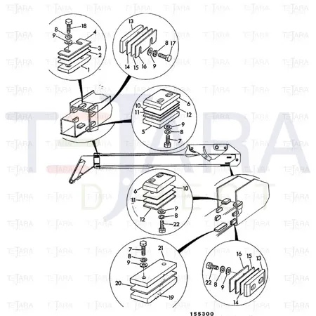 JCB Part No.# 1318/0510Z, SET SCREW M12*40 - JCB Spare Parts