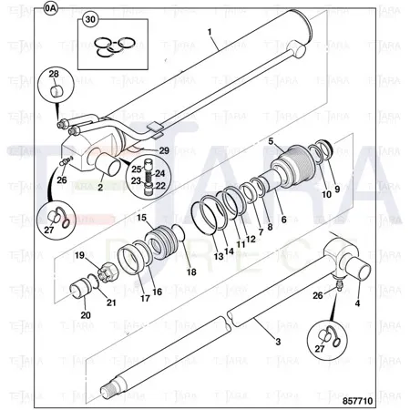 JCB Part No.# 983/11155, KIT -SEAL - JCB Spare Parts