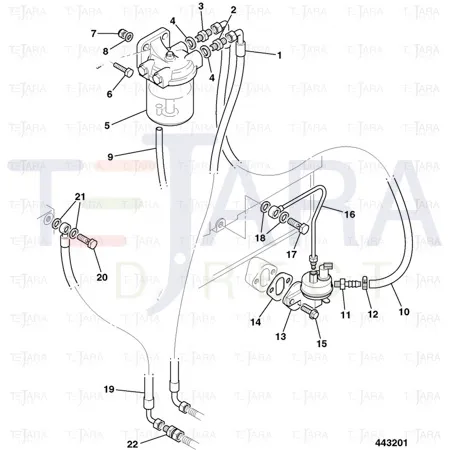 JCB Part No.# 816/15176, ADAPTER - JCB Spare Parts