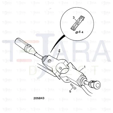 JCB Part No.# 701/74600, RANGE CHANGE COLUMN SWITC - JCB Spare Parts