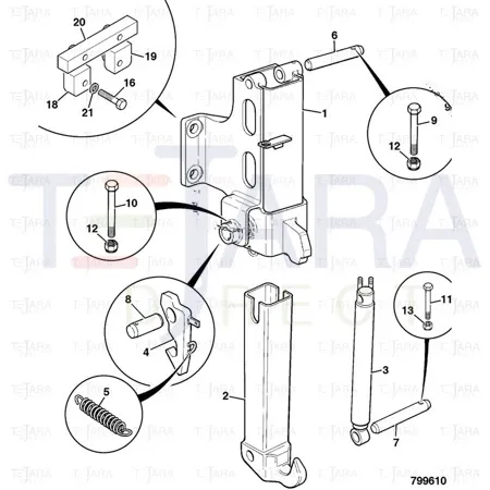 JCB Part No.# 1422/0014D, WASHER - JCB Spare Parts