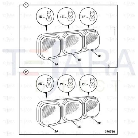 JCB Part No.# 700/50075, Lens Fog - JCB Spare Parts