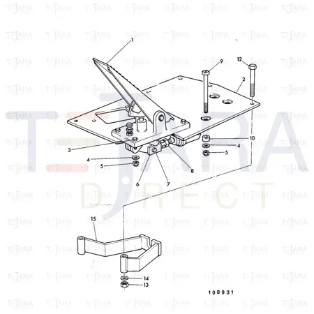 JCB Part No.# 913/00012, CLEVIS PIN - JCB Spare Parts