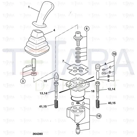 JCB Part No.# 25/220685, KIT CARDAN - JCB Spare Parts