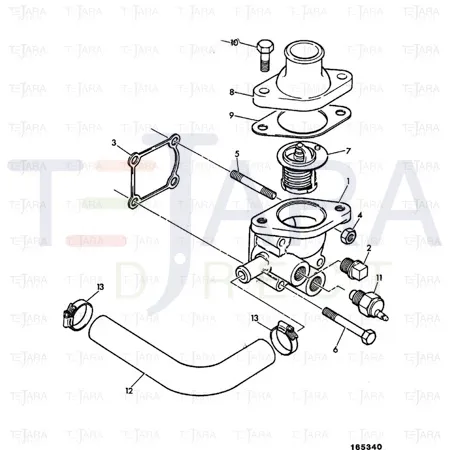 JCB Part No.# 02/630843, GASKET - JCB Spare Parts