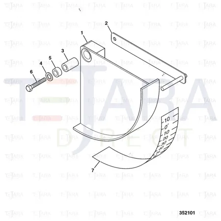 JCB Part No.# 829/30542, BUSH NYLON 6.3 X 1 - JCB Spare Parts