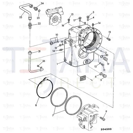 JCB Part No.# 10/907337, O RING - JCB Spare Parts