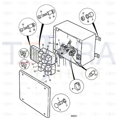 JCB Part No.# 716/10700, DIODE - JCB Spare Parts