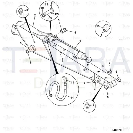 JCB Part No.# 4101/0552, LOCKING FLUID 200ml - JCB Spare Parts