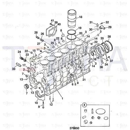 JCB Part No.# 02/910505, Cap - JCB Spare Parts