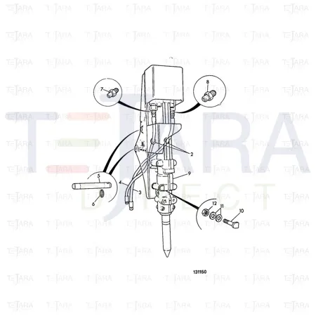 JCB Part No.# 2410/0215, GROMMET - JCB Spare Parts