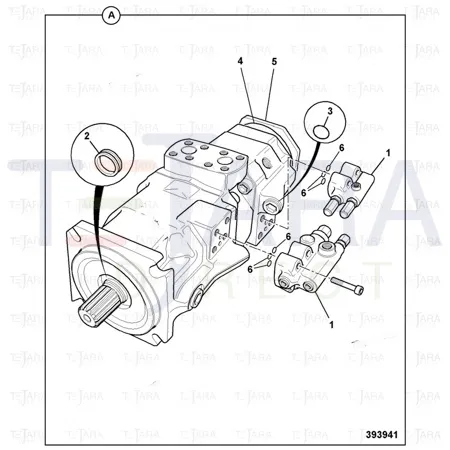 JCB Part No.# 332/C0381, Kit-seal - JCB Spare Parts