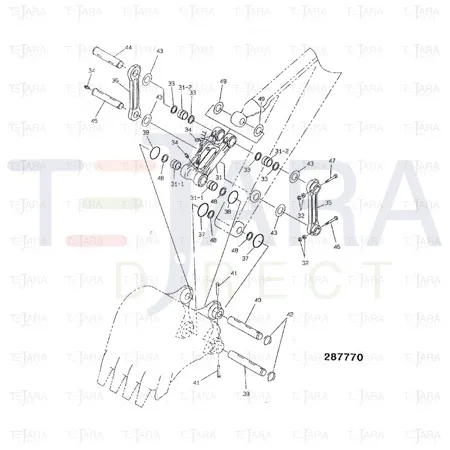 JCB Part No.# 6009/3826Z, BOLT - JCB Spare Parts