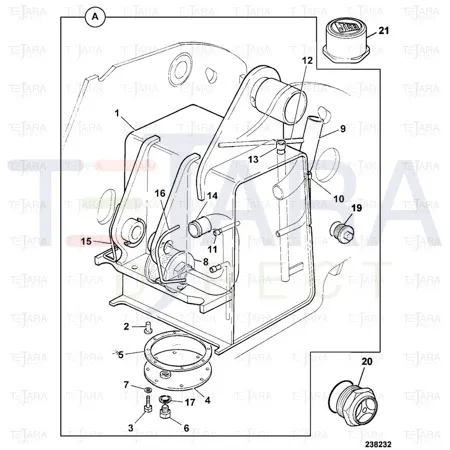 JCB Part No.# 816/90465, DRAIN PLUG - MAGNETIC - JCB Spare Parts