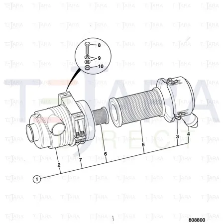 JCB Part No.# 32/919003, COVER ASSEMBLY - JCB Spare Parts