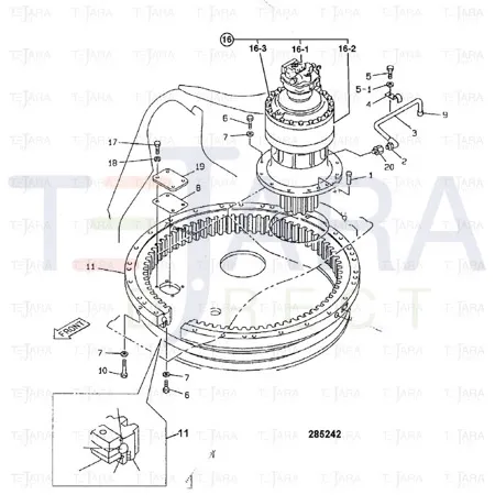 JCB Part No.# 1316/4024Z, BOLT M24 - JCB Spare Parts